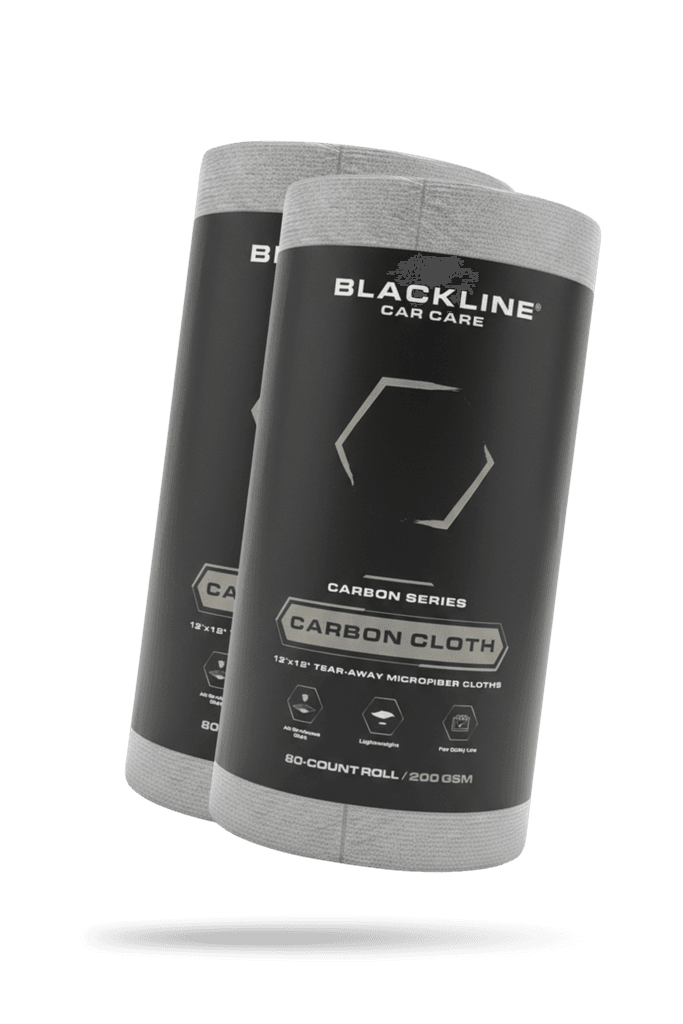 Carbon Cloth, 200 GSM Microfiber, 80 Sheets - by Blackline Car Care by Blackline Car Care