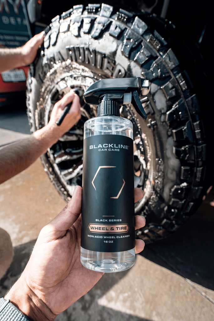 Wheel N' Tire Cleaner, Non-Acidic Wheel Care - by Blackline Car Care by Blackline Car Care