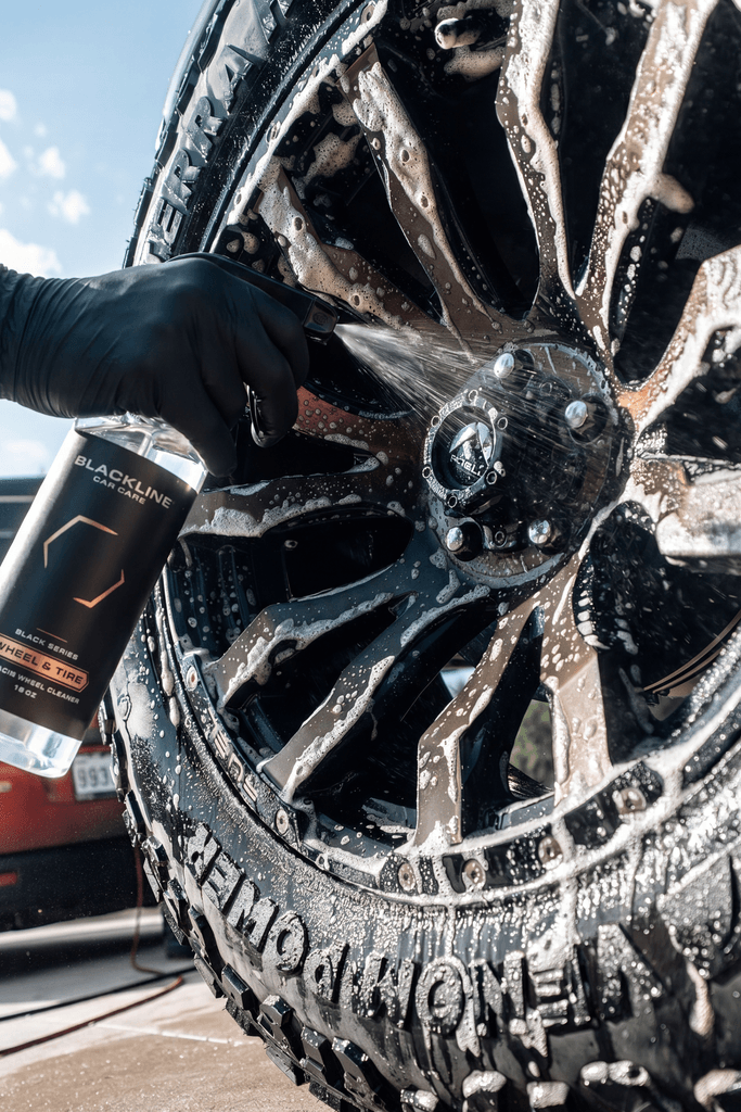 Wheel N' Tire Cleaner, Non-Acidic Wheel Care - by Blackline Car Care by Blackline Car Care