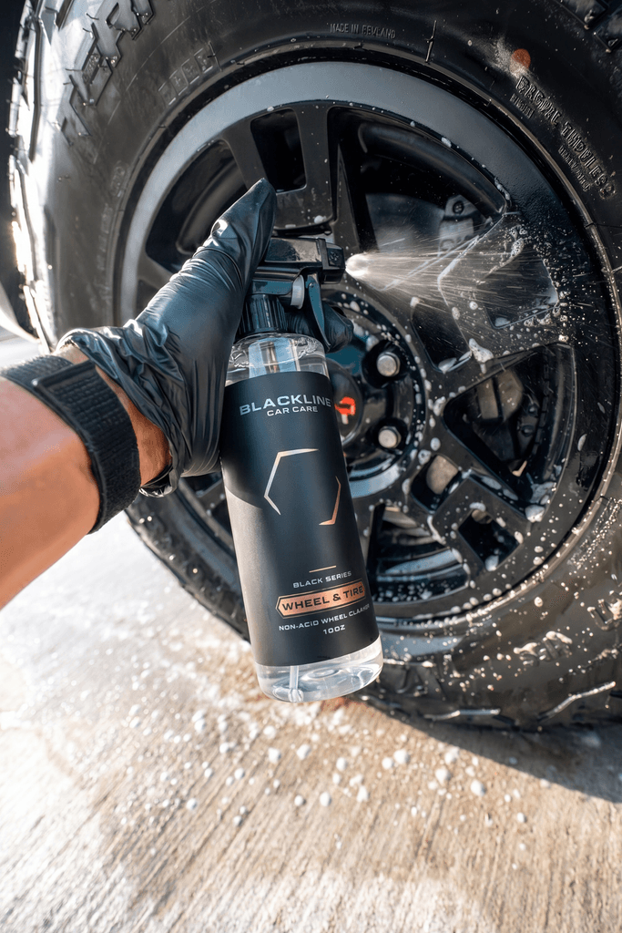 Wheel N' Tire Cleaner, Non-Acidic Wheel Care - by Blackline Car Care by Blackline Car Care