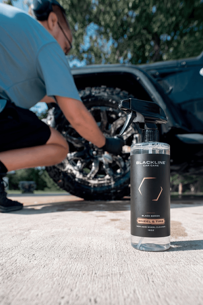 Wheel N' Tire Cleaner, Non-Acidic Wheel Care - by Blackline Car Care by Blackline Car Care
