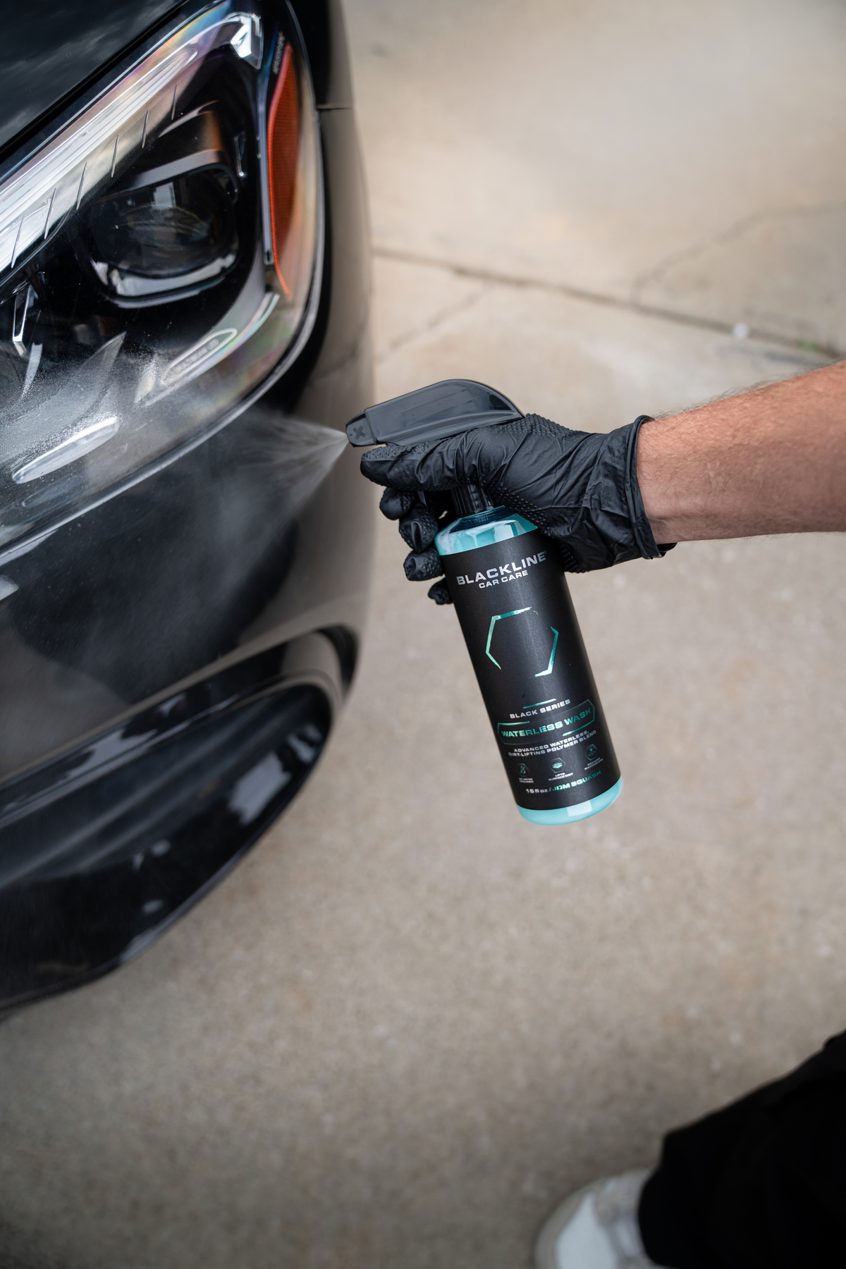 Waterless Wash for Paint, Glass & Trim - by Blackline Car Care