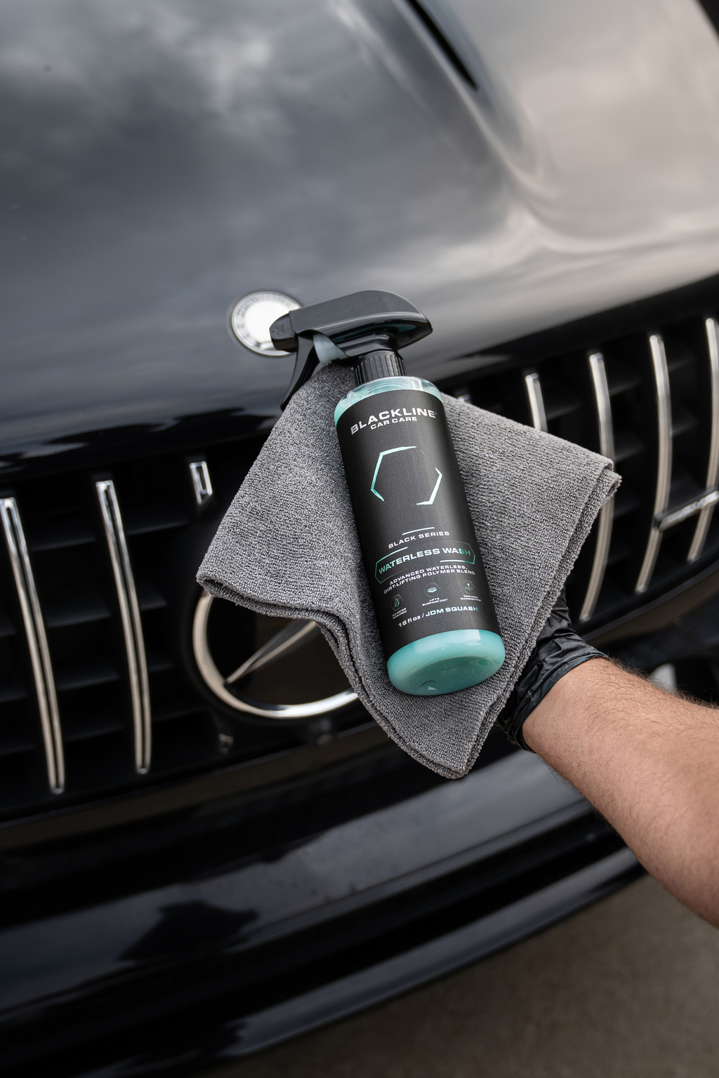 Waterless Wash for Paint, Glass & Trim - by Blackline Car Care