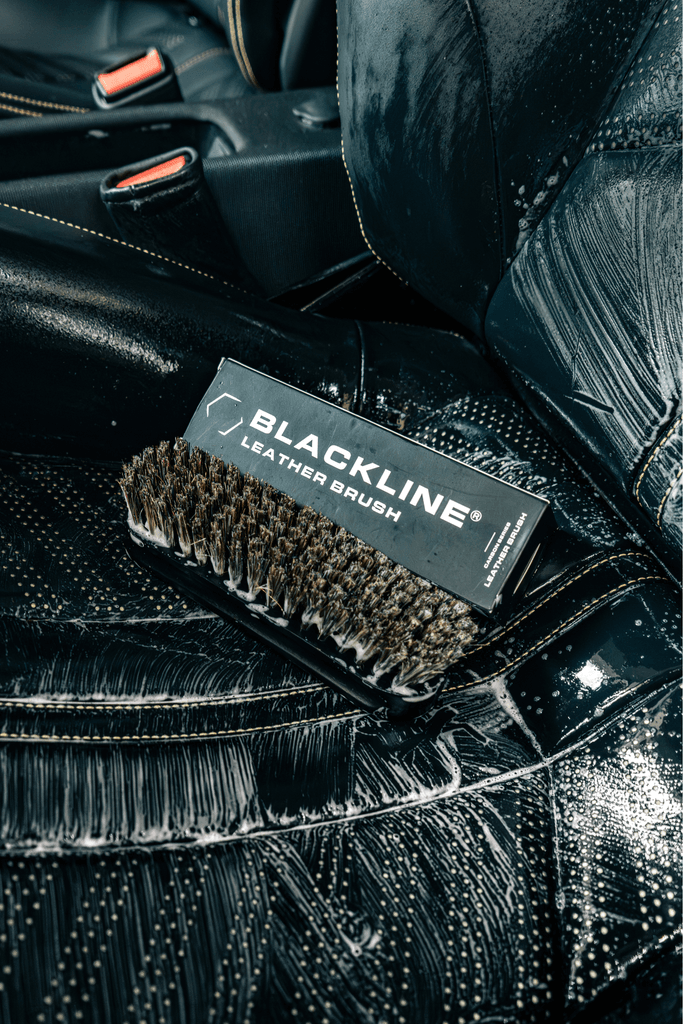 Leather Brush, Interior Detailing for Cars - by Blackline Car Care by Blackline Car Care