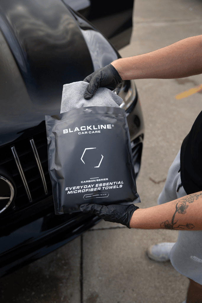 Slim Twisted-Loop Microfiber Drying Towel - by Blackline Car Care by Blackline Car Care