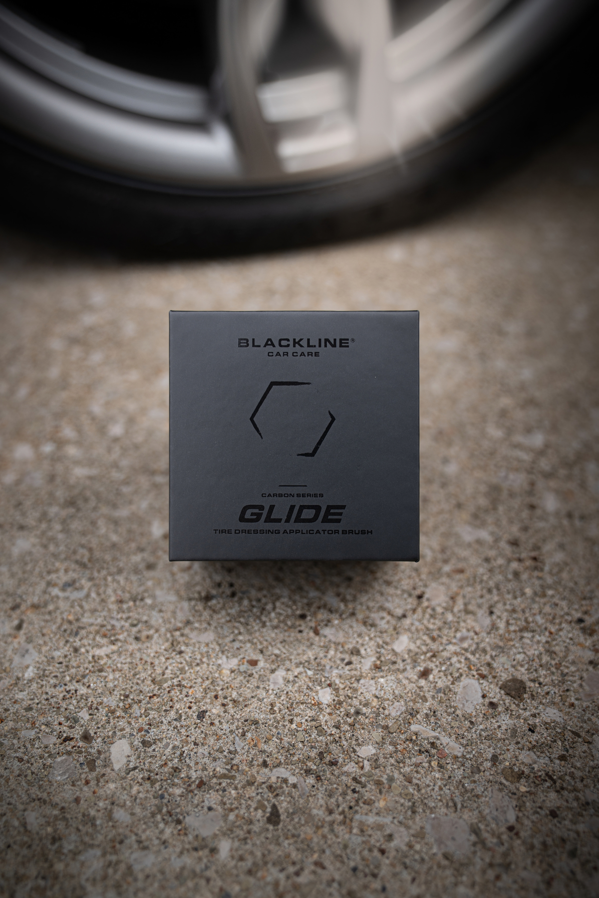 Tire Shine Applicator Brush for Even Dressing - by Blackline Car Care