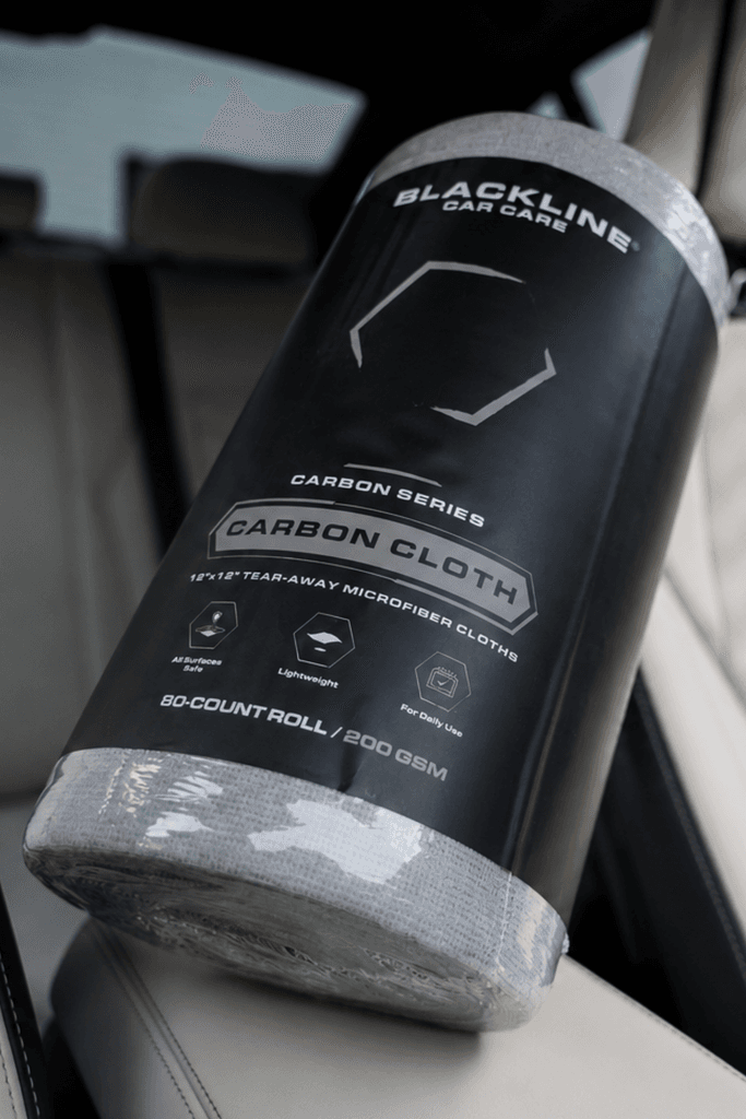 Carbon Cloth, 200 GSM Microfiber, 80 Sheets - by Blackline Car Care by Blackline Car Care