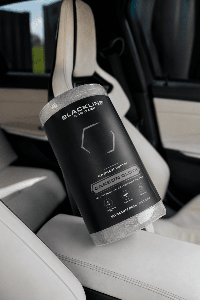 Carbon Cloth, 200 GSM Microfiber, 80 Sheets - by Blackline Car Care by Blackline Car Care