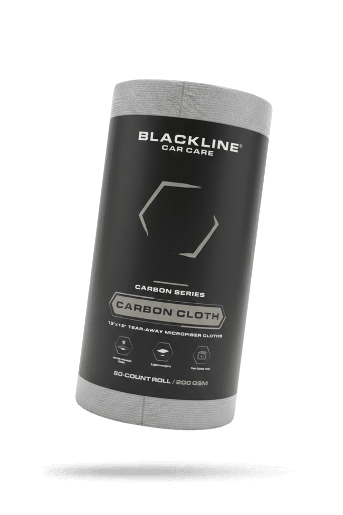 Carbon Cloth, 200 GSM Microfiber, 80 Sheets - by Blackline Car Care by Blackline Car Care