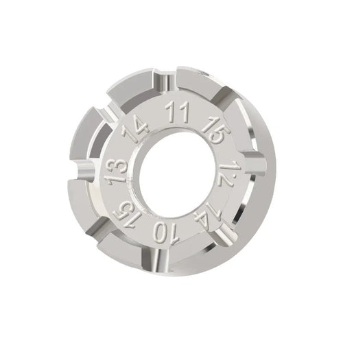 8-Way Spoke Wrench – fits nipple sizes 10–15 - Spectral Designs