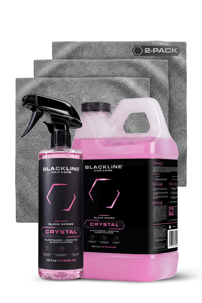Crystal Glass Cleaner, Concentrated Formula - by Blackline Car Care by Blackline Car Care