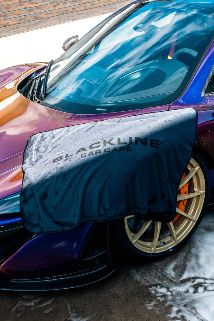 Slim Twisted-Loop Microfiber Drying Towel - by Blackline Car Care by Blackline Car Care