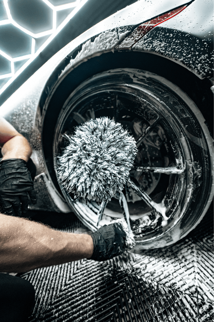 Microfiber Wheel Mitt for Gentle Wheel Cleaning - by Blackline Car Care by Blackline Car Care