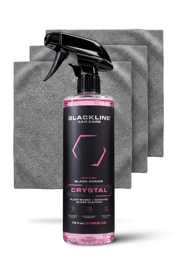 Crystal Glass Cleaner, Concentrated Formula - by Blackline Car Care by Blackline Car Care