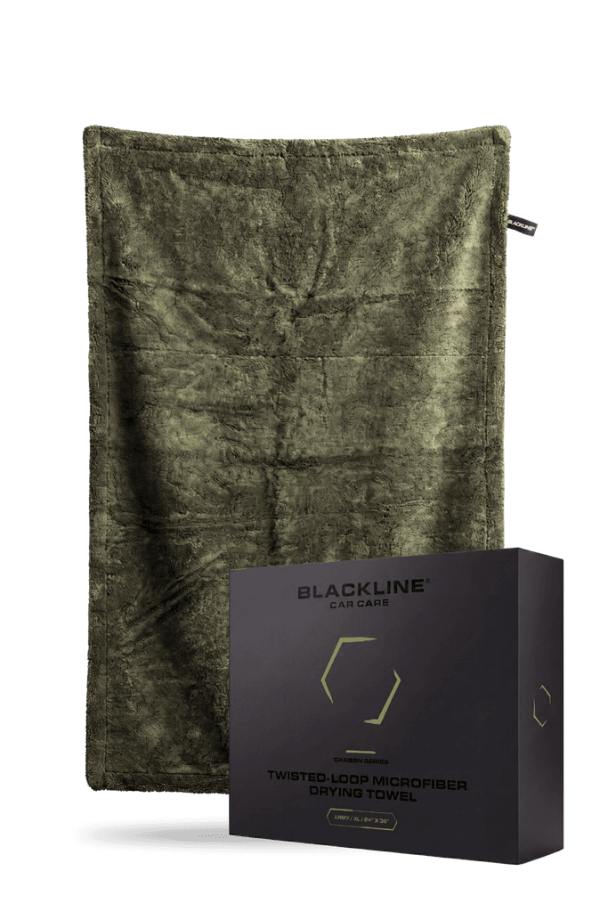 Twisted-Loop Microfiber Drying Towel 1300 GSM 2x3 ft - by Blackline Car Care by Blackline Car Care