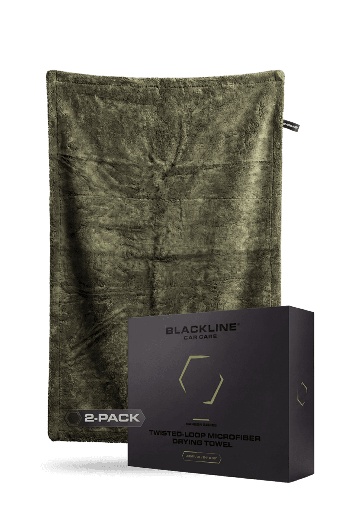 Twisted-Loop Microfiber Drying Towel 1300 GSM 2x3 ft - by Blackline Car Care by Blackline Car Care