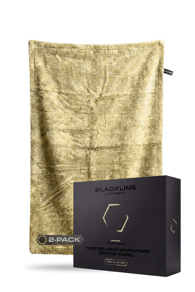 Twisted-Loop Microfiber Drying Towel 1300 GSM 2x3 ft - by Blackline Car Care by Blackline Car Care