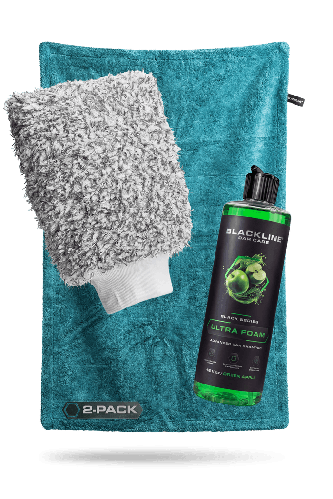 Twisted-Loop Microfiber Drying Towel 1300 GSM 2x3 ft - by Blackline Car Care by Blackline Car Care