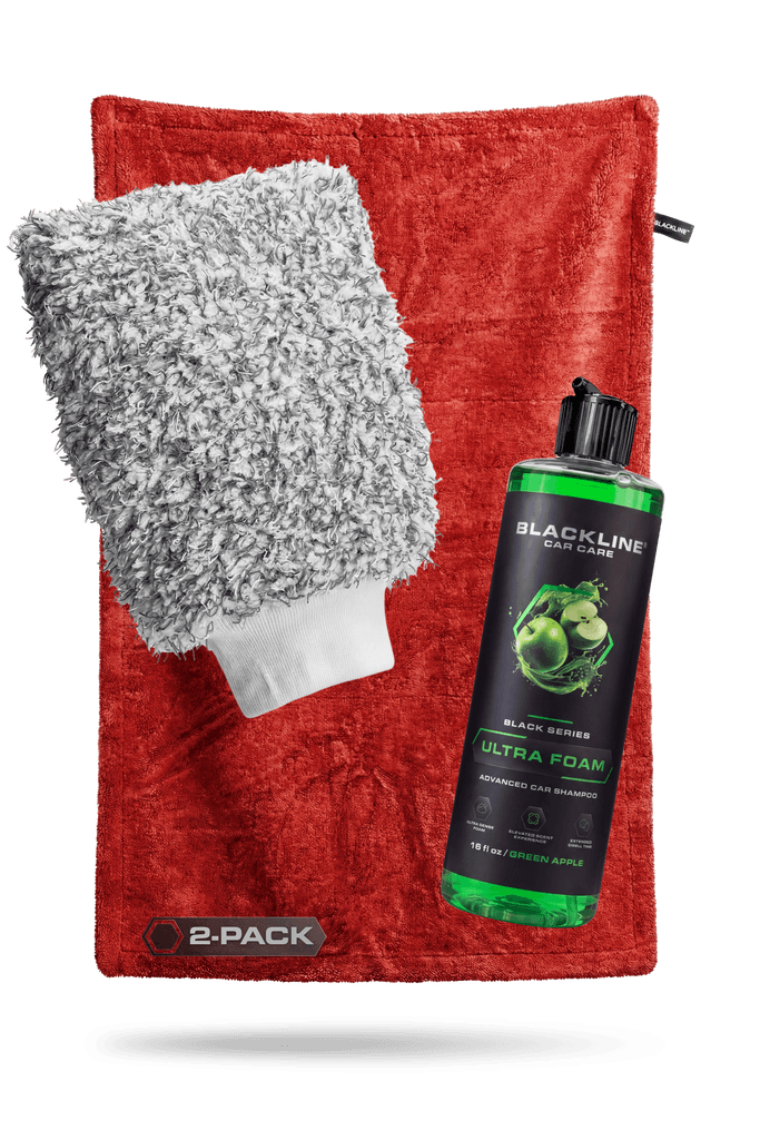Twisted-Loop Microfiber Drying Towel 1300 GSM 2x3 ft - by Blackline Car Care by Blackline Car Care