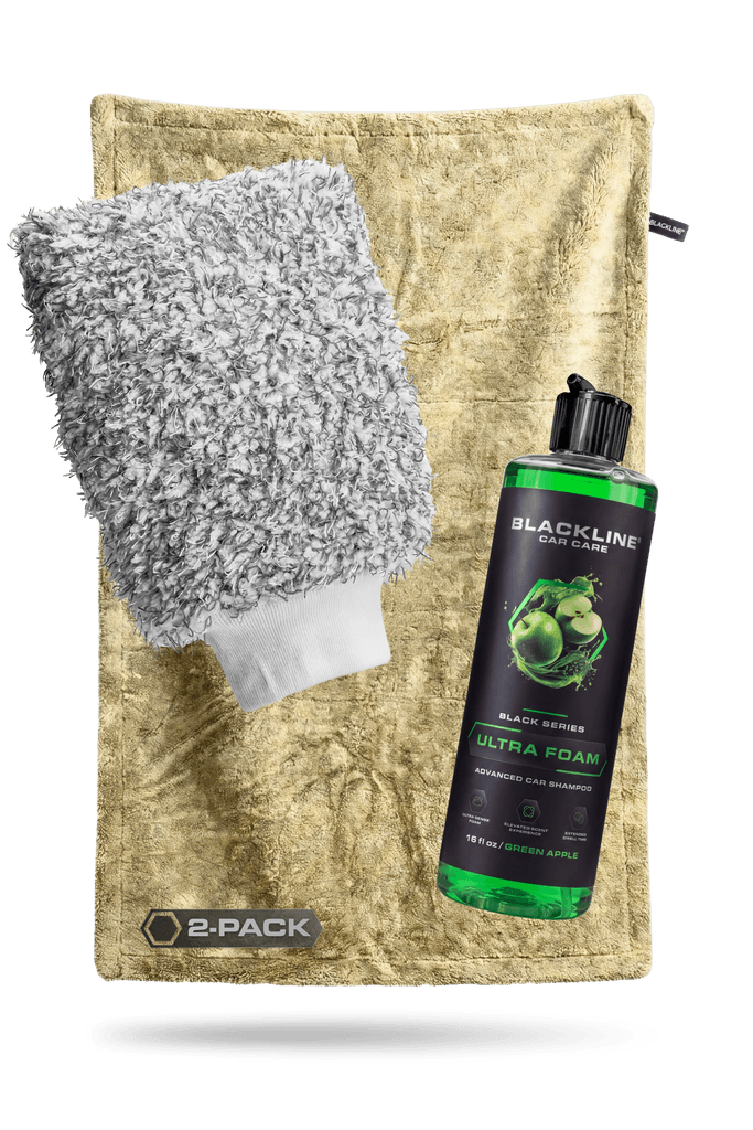 Twisted-Loop Microfiber Drying Towel 1300 GSM 2x3 ft - by Blackline Car Care by Blackline Car Care