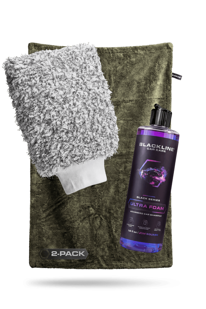 Twisted-Loop Microfiber Drying Towel 1300 GSM 2x3 ft - by Blackline Car Care by Blackline Car Care