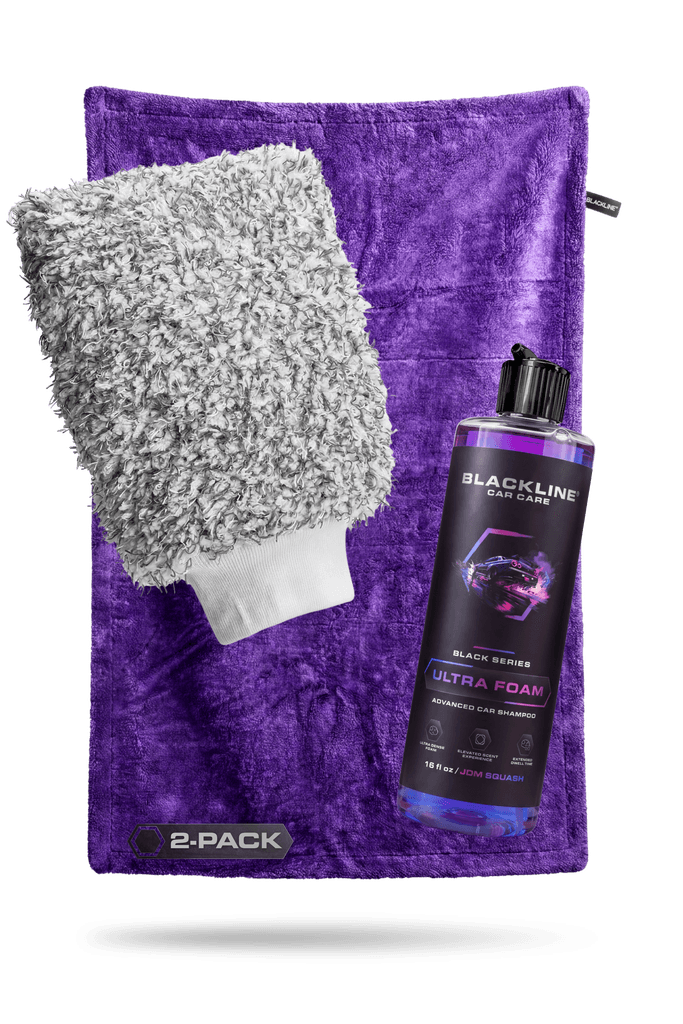Twisted-Loop Microfiber Drying Towel 1300 GSM 2x3 ft - by Blackline Car Care by Blackline Car Care