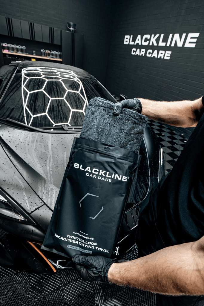 Twisted-Loop Microfiber Drying Towel 1300 GSM 2x3 ft - by Blackline Car Care by Blackline Car Care