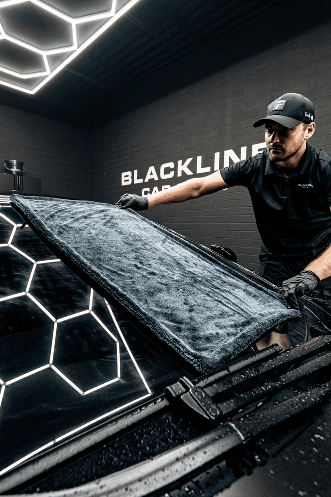 Twisted-Loop Microfiber Drying Towel 1300 GSM 2x3 ft - by Blackline Car Care by Blackline Car Care