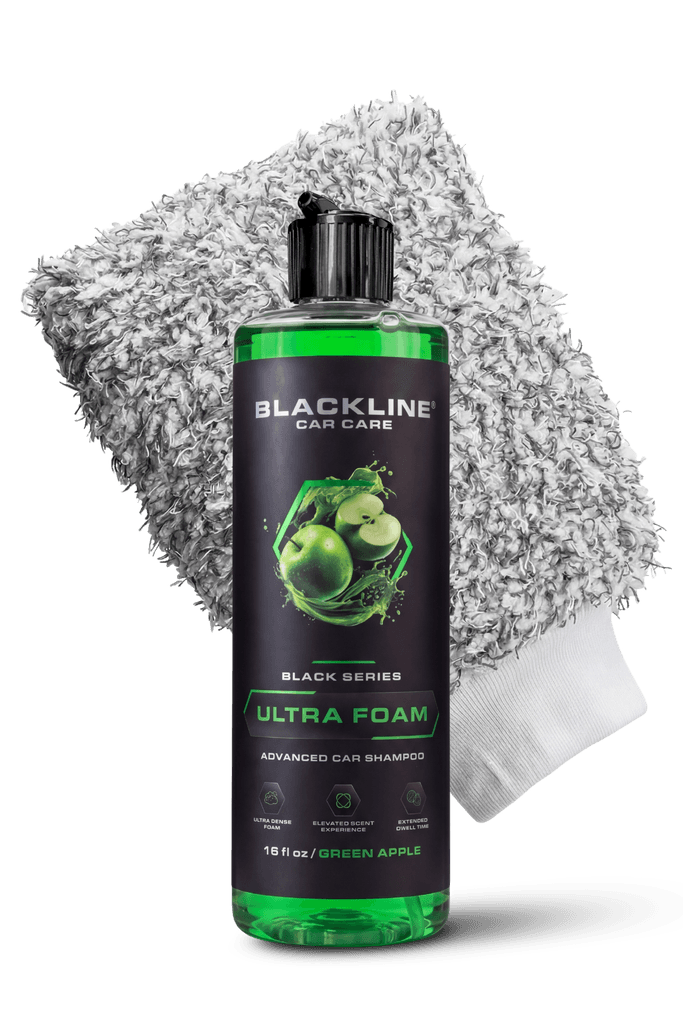 Microfiber Wash Mitt, Plush & Absorbent - by Blackline Car Care by Blackline Car Care