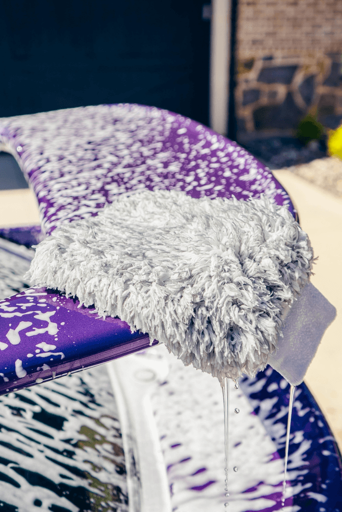 Microfiber Wash Mitt, Plush & Absorbent - by Blackline Car Care by Blackline Car Care