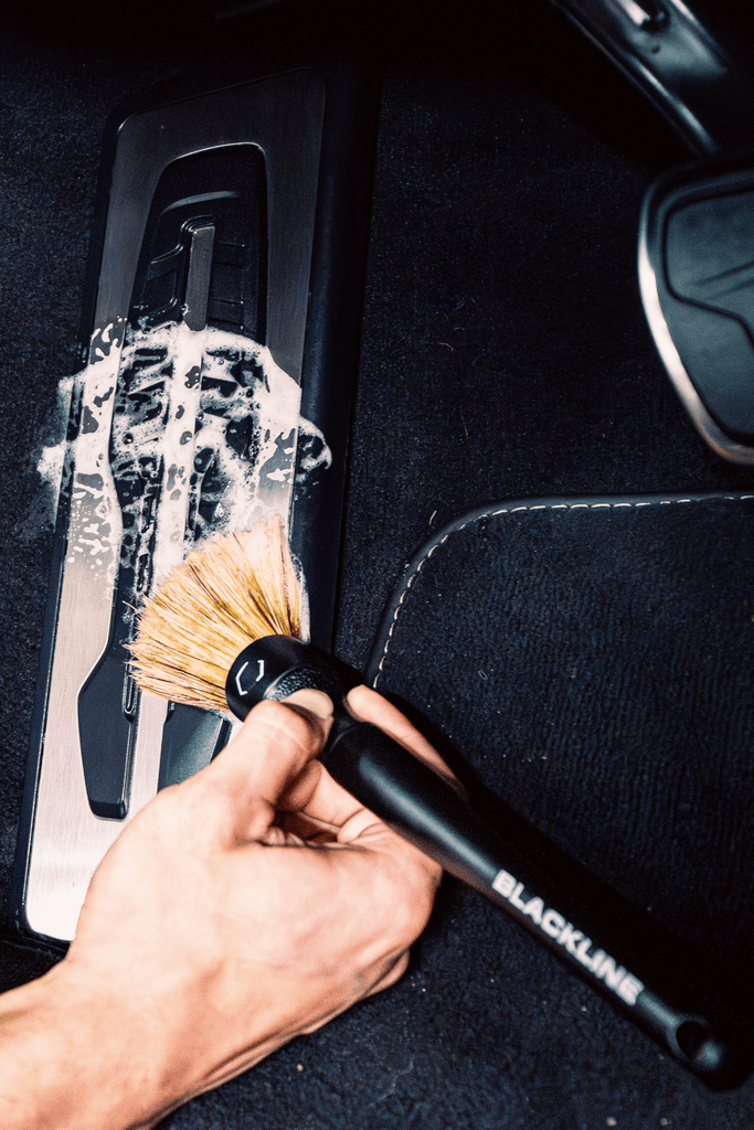 Boar's Hair Detail Brush Set for Precise Cleaning - by Blackline Car Care by Blackline Car Care
