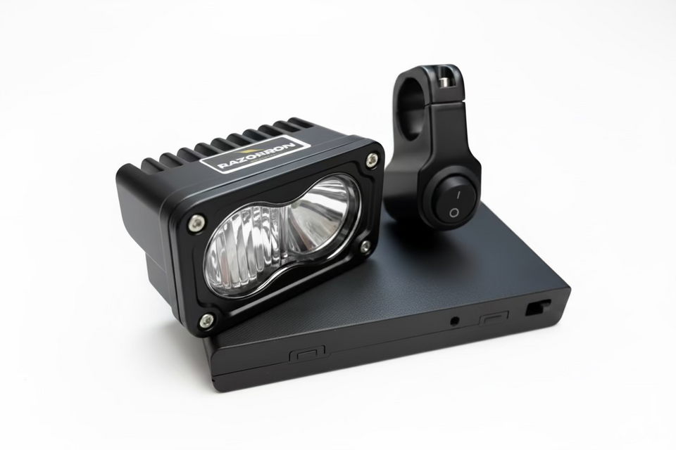 Battery-Powered Baja Light Kit – fits any handlebar