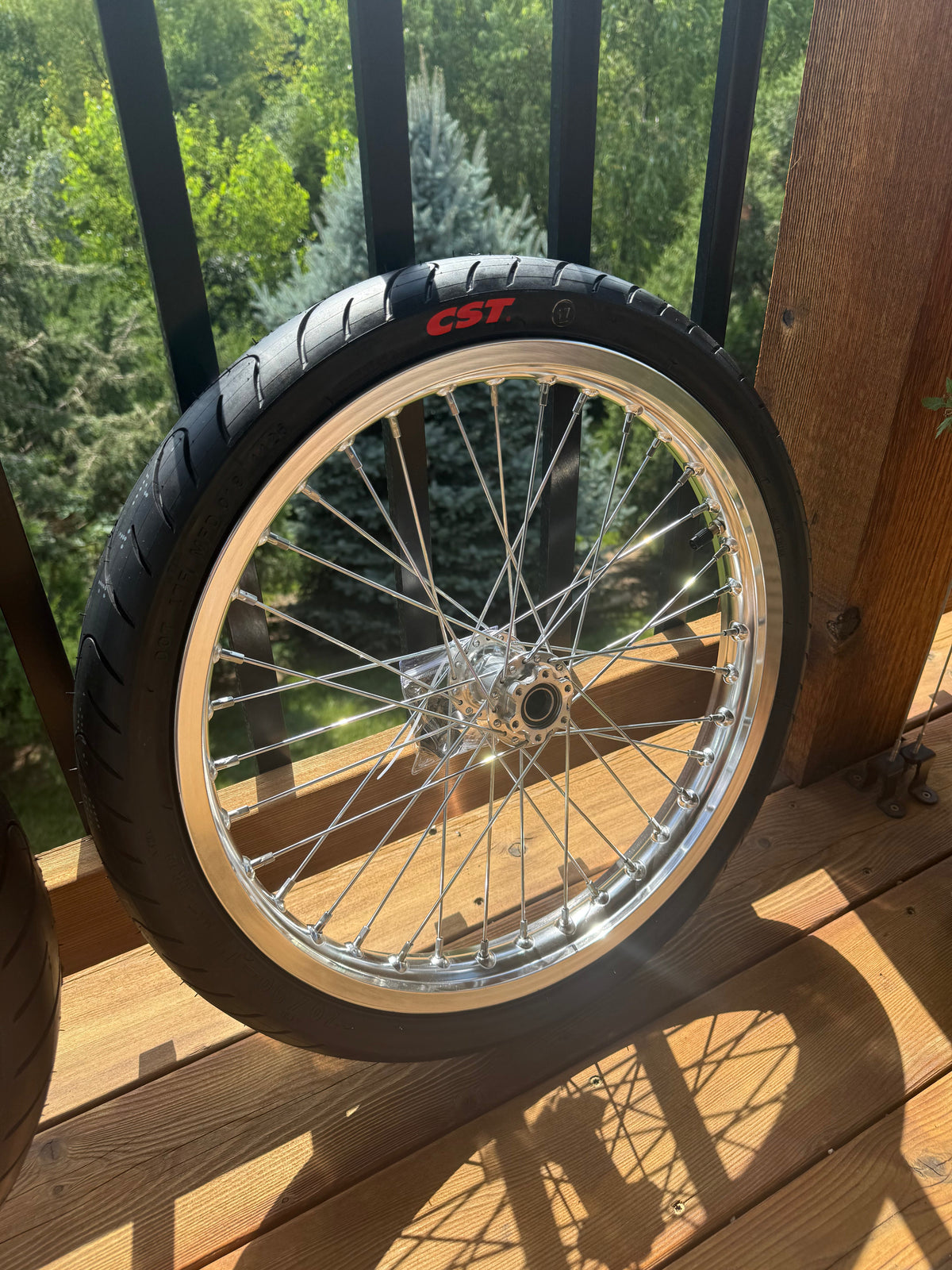 Talaria x3/mx3/mx4 chrome CST supermoto wheelset (preorder)