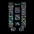 RockShox SID Fork Decal Set – vinyl sticker sheet