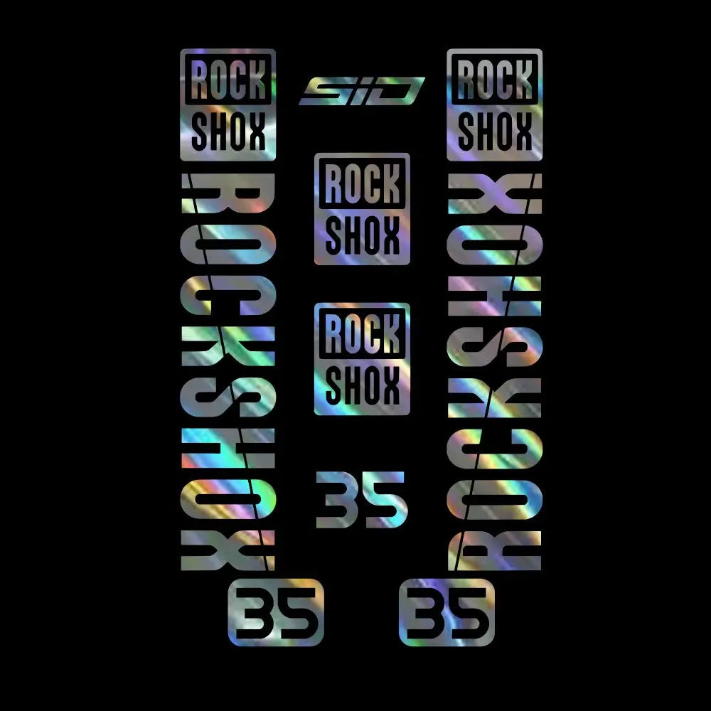 RockShox SID Fork Decal Set – vinyl sticker sheet