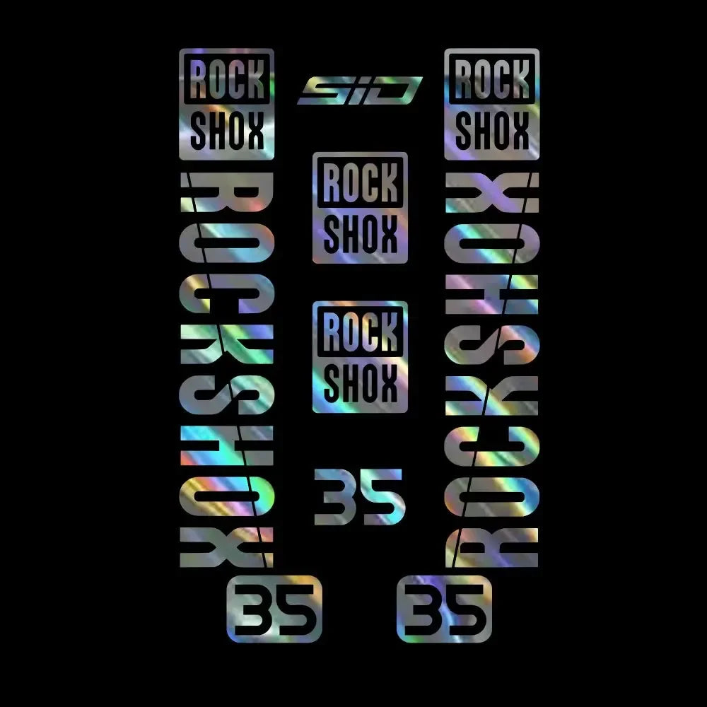 RockShox SID Fork Decal Set – vinyl sticker sheet