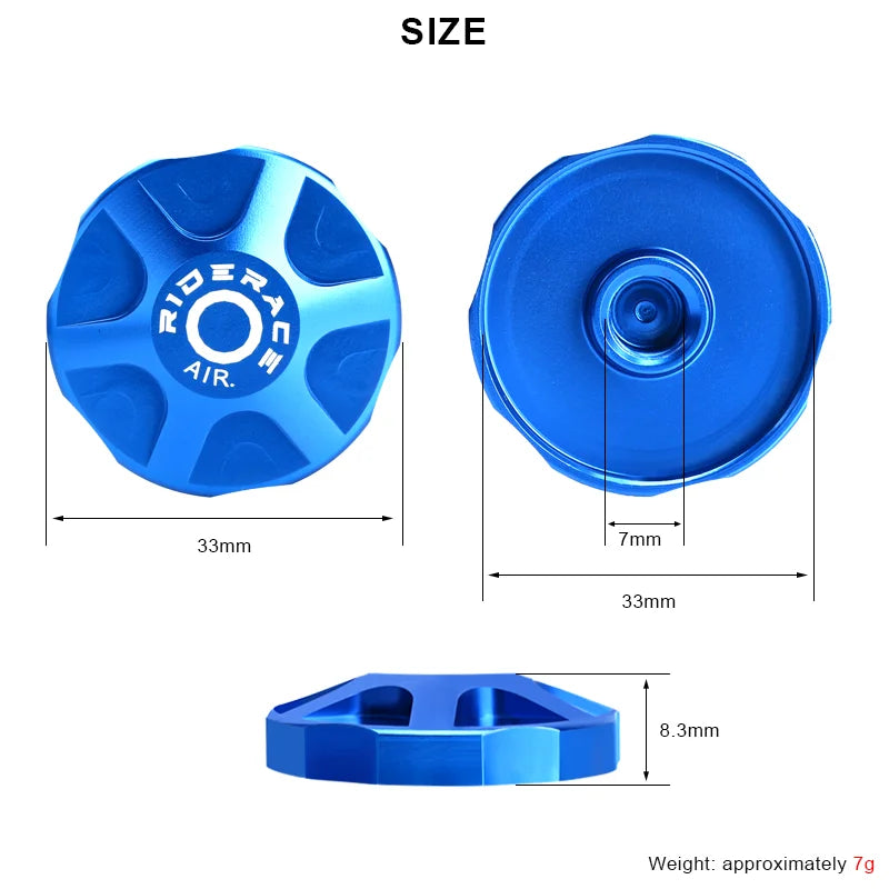 Fork Crown Cap – CNC aluminum, fits FOX / RockShox / Manitou / Magura / DT