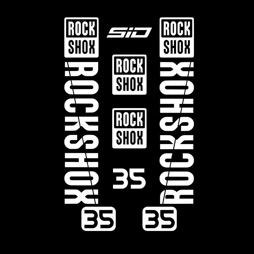 RockShox SID Fork Decal Set – vinyl sticker sheet