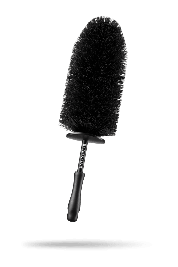 Wheel Barrel Brush, Deep-Reach Wheel Cleaning - by Blackline Car Care by Blackline Car Care