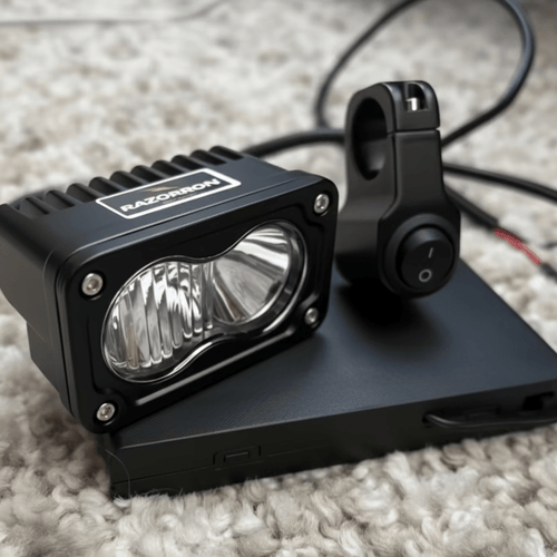 Battery-Powered Baja Light Kit – fits any handlebar - Spectral Designs