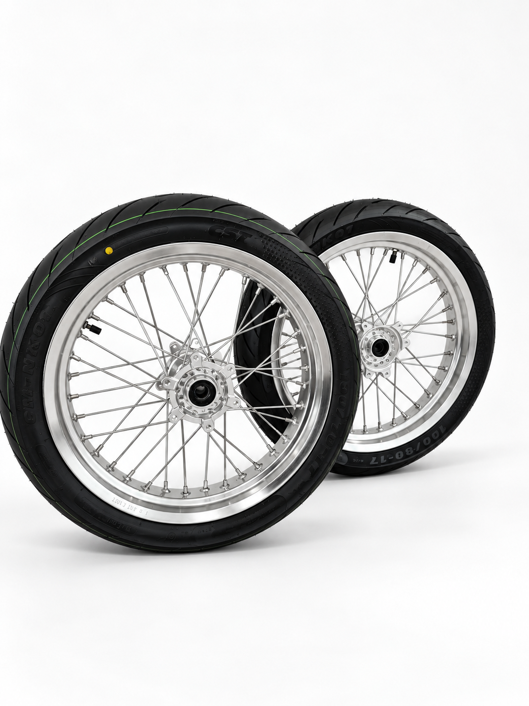 Kit Supermotard 17 pouces pour Chrome Ultra Bee - Jeu de roues complet