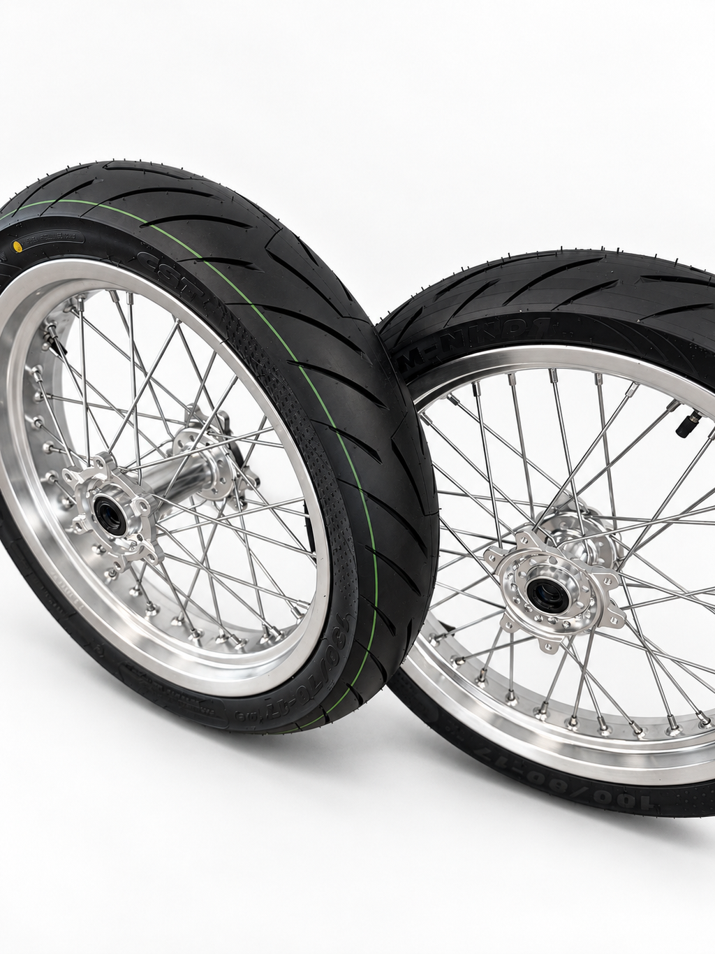 Kit Supermotard 17 pouces pour Chrome Ultra Bee - Jeu de roues complet