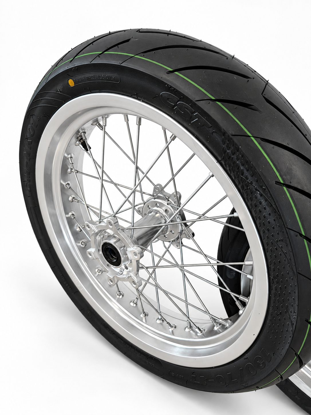 Kit Supermotard 17 pouces pour Chrome Ultra Bee - Jeu de roues complet