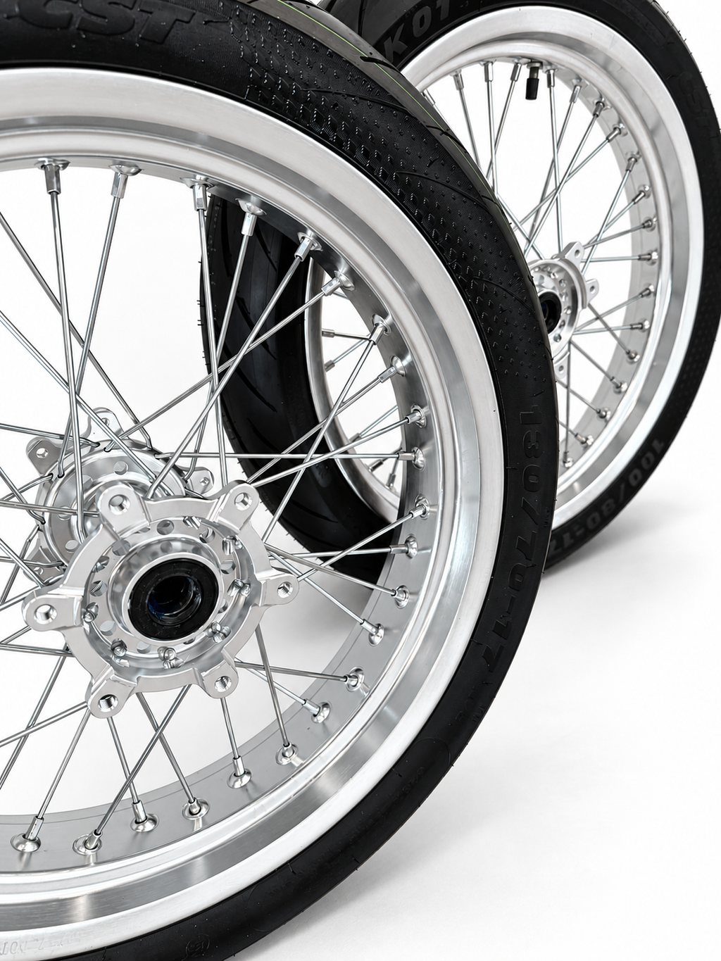 Kit Supermotard 17 pouces pour Chrome Ultra Bee - Jeu de roues complet