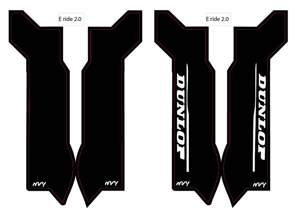Fork Guard Decals – Fastace, DNM, KKE, ERide, Talaria, Ultrabee - Spectral Designs