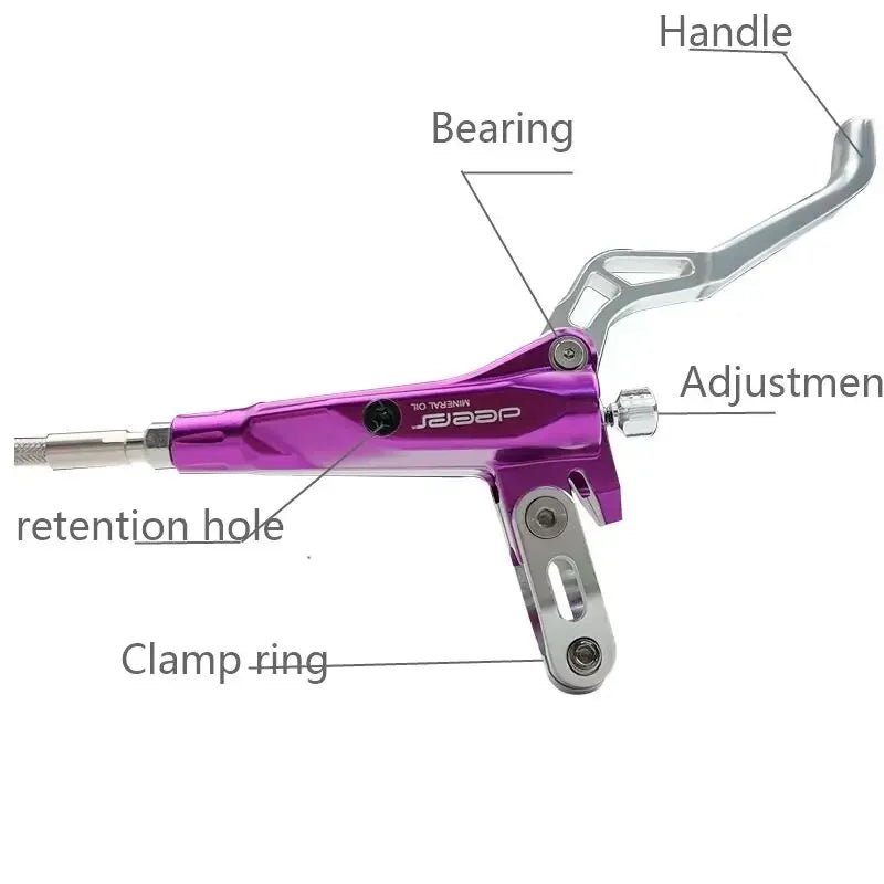 Hydraulic Disc Brake Set – 4 - piston, mineral oil, MTB and e - bike - Spectral Designs