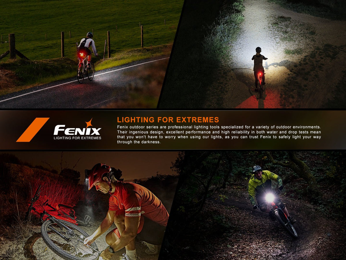 Feu arrière intelligent avec freinage Fenix BC06R – visibilité à 270°, IP66