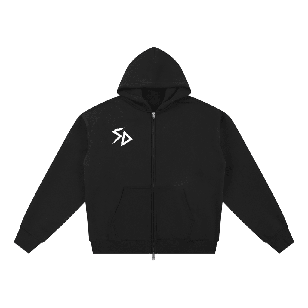 Ride Chicago Essential Fleece Zip-Through Hoodie - Spectral Designs