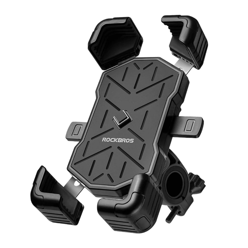 ROCKBROS Bike Phone Mount – 360° rotation, fits 20–30mm bars by ROCKBROS US