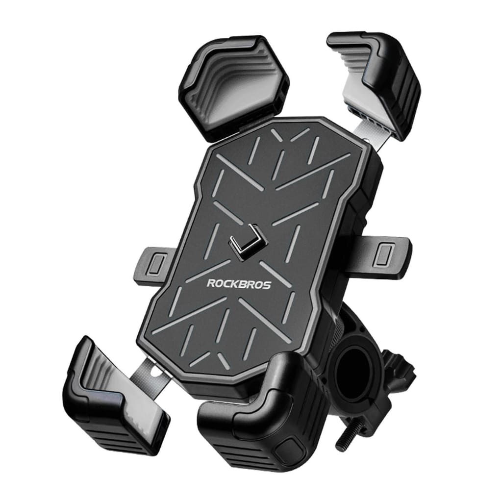 ROCKBROS Bike Phone Mount – 360° rotation, fits 20–30mm bars by ROCKBROS US